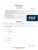 Science Sample Paper 2023-24