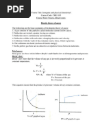 Kinetic Theory of Gases