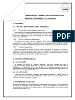 Contrato de Participacao e Termos de Uso e Privacidade A Fazenda Lighthabbo