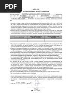 Declaracion Jurada