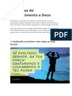 12 Salmos de Agradecimento A Deus