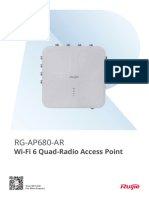 RG-AP680-AR Wi-Fi 6 Tri-Radio Access Point Datasheet - For Preview - 09271005