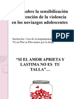 Taller de Violencia en El Noviazgo Adolescente