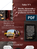 Taller N°1 Diseño, Desarrollo y Comercialización de Productos Turísticos