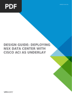 NSX With Cisco ACI As Underlay