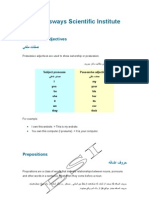 Possessive Adjectives