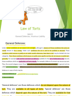 Law of Torts UNIT II