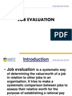 Job Evaluation: Amity Business School