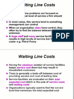 Waiting Line & Queuing Theory