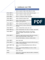 Teclas de Atalho para EXCEL