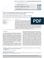 Causes of Miscommunication Leading To Project Delays and Low Work Quality in The Construction Industry of Saudi Arabia