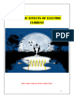 Magnetic Effects of Electric Current