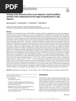 Geology of The Altamira and Las Luces Deposits Coa