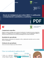 Sesión 07:: Escala de Inteligencia para Niños WISC V: Calificación e Interpretación Cuantitativa y Cualitativa