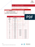 The Gaudium Fee Structure 2023 2024