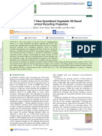 Sustainable Series of New Epoxidized Vegetable Oil-Based