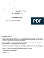 Composição Dos Alimentos: Macronutrientes