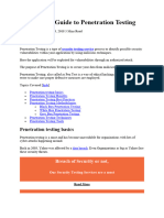 A Complete Guide To Penetration Testing