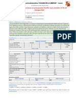 ACTIVIDAD 02 - Elaboramos Un Presupuesto Familiar Que Considere El Kit de Bioseguridad