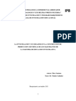 La Investigacion y Sus Desafios Desde Los Planos Del Conocimiento