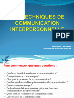 Communication Interpersonnelle