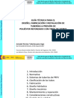 Guía Técnica para El Diseño, Fabricación e Instalación de Tuberías A Presión de Poliéster Reforzado Con Fibra de Vidrio