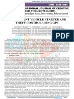 Finger Print Vehicle Starter and Theft Control Using Gps