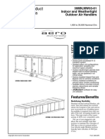 Product Data: 39MN, MW03-61 Indoor and Weathertight Outdoor Air Handlers