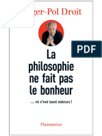 La Philosophie Ne Fait Pas Le Bonheur