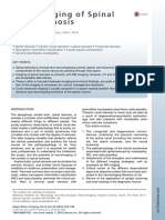 Neuroimaging of Spinal Canal Stenosis