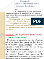 LES SEISMES ET LEURS RELATION AVEC LA TECTONIQUE DES PLAQUES Cours PTT 10