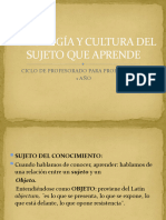 3 - Sujeto de Conocimiento