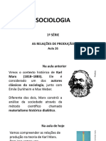 As Relações de Produção - MARX