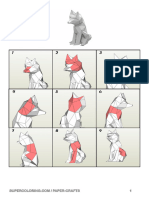 Low Poly Fox 2 3D Paper Crafts