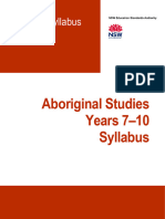 Aboriginal Studies Years 7 10 Syllabus 2020 PDF