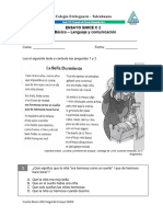 Ensayo Simce C 2 Lenguaje 4º Básico