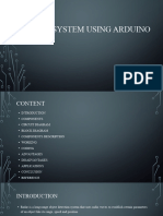 Radar System Using Arduino Uno