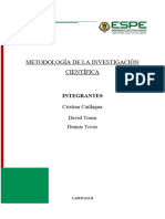 Metodología de La Investigación Científica