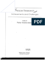 Wiberg, H (1988) What Is The Use of Conflict Theory