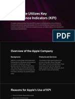 Why Apple Utilizes Key Performance Indicators KPI