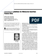 Anatomical Guidelines For Miniscrew Insertion: Palatal Sites