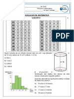 Avaliação de Matemática