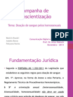 Seu Preconceito Custa Uma Vieda - Doação Sangue Pelos Homosexuais