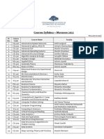 Course Syllabus For Monsoon 2022 Ver 4