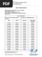 Daily Time Record