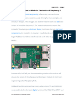 An Introduction To Modular Electronics of Raspberry Pi