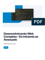 Desenvolvimento Web Completo Do Iniciante Ao Avancado