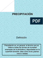 Precipitación I