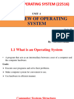 1.overview of Operating System