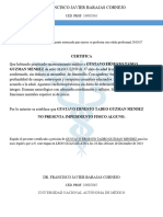 Certificado Medico para Editar